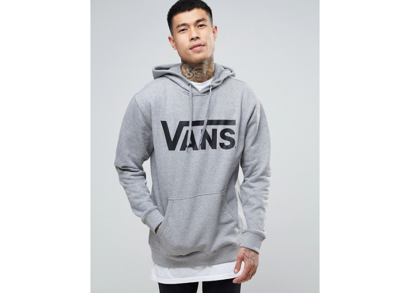 Classic Pullover Hoodie In Gray V00J8NADY